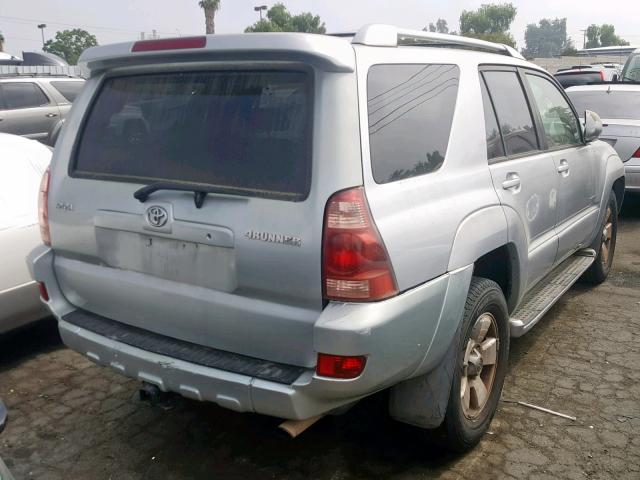 JTEZU17R140038862 - 2004 TOYOTA 4RUNNER LI SILVER photo 4