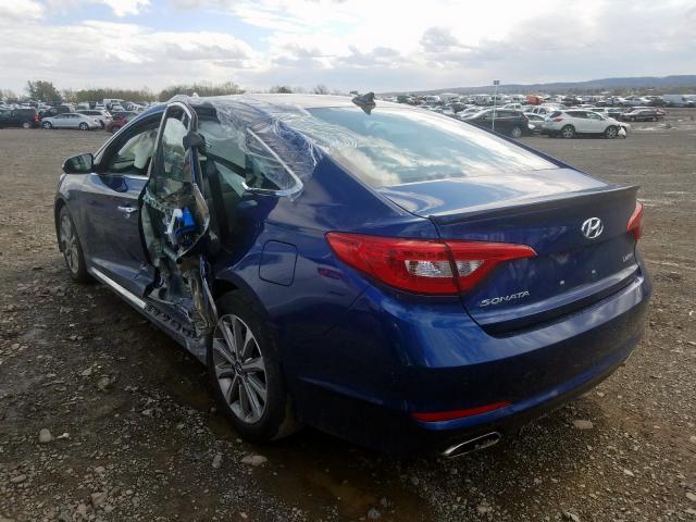 5NPE34AF1GH379742 - 2016 HYUNDAI SONATA SPORT  photo 3