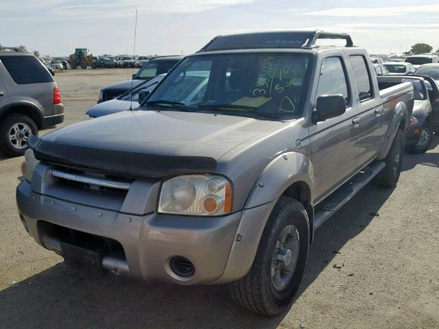 1N6ED29XX3C448249 - 2003 NISSAN FRONTIER C GRAY photo 2