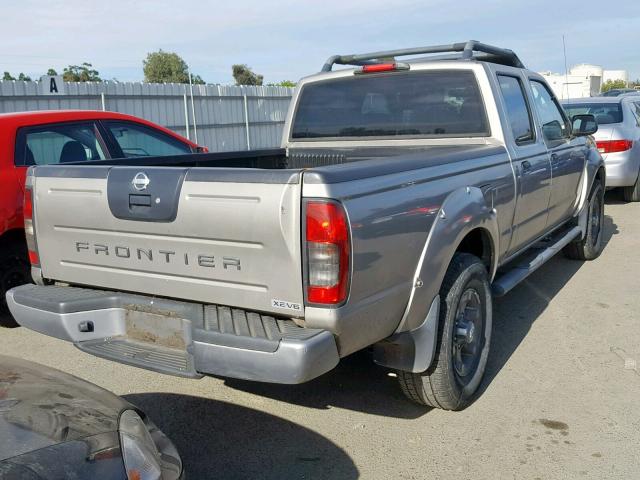 1N6ED29XX3C448249 - 2003 NISSAN FRONTIER C GRAY photo 4