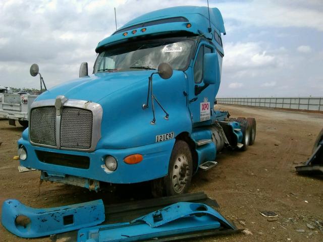 1XKTDR9X7XJ792999 - 1999 KENWORTH CONSTRUCTI BLUE photo 2