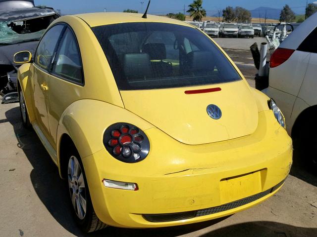 3VWPG31C28M503121 - 2008 VOLKSWAGEN NEW BEETLE Դեղին լուսանկար 3