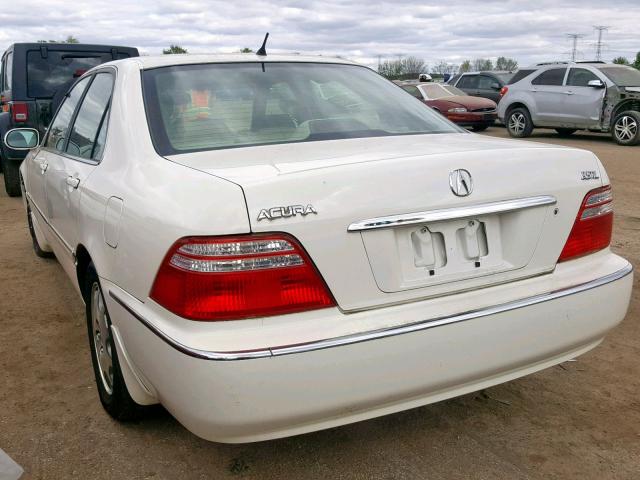 JH4KA96523C002136 - 2003 ACURA 3.5RL WHITE photo 3