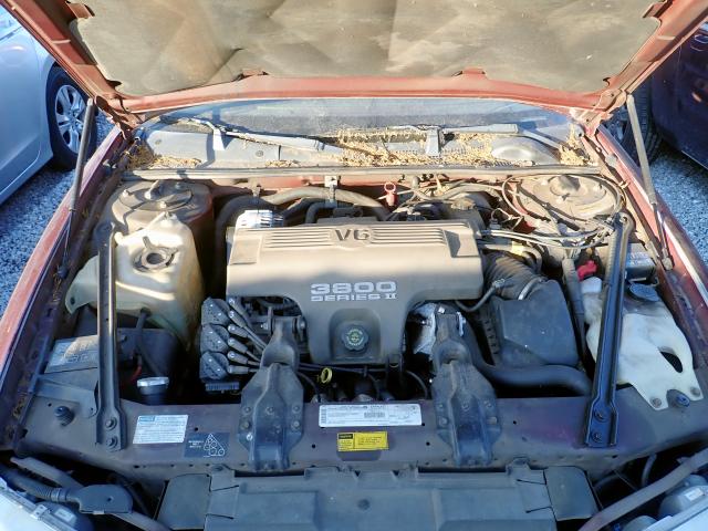 2G1WN52K1W9275908 - 1998 CHEVROLET LUMINA LTZ BURGUNDY photo 7