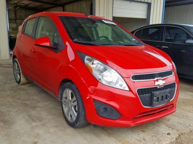 KL8CB6S92EC570652 - 2014 CHEVROLET SPARK LS RED photo 1