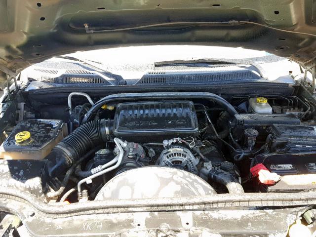 1J8HG48P17C702160 - 2007 JEEP COMMANDER GREEN photo 7