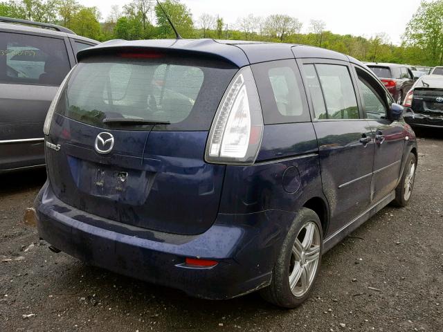 JM1CR29L290348035 - 2009 MAZDA 5 BLUE photo 4