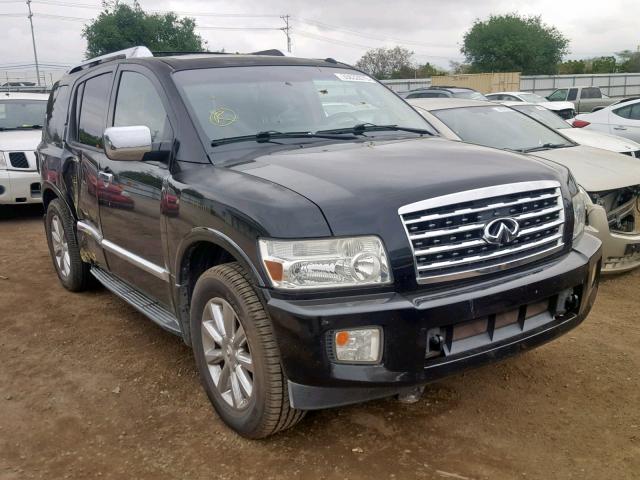 5N3AA08C38N910114 - 2008 INFINITI QX56 BLACK photo 1