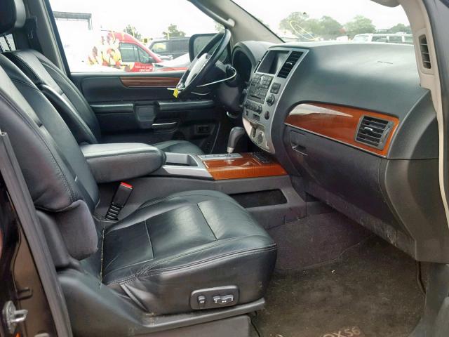 5N3AA08C38N910114 - 2008 INFINITI QX56 BLACK photo 5