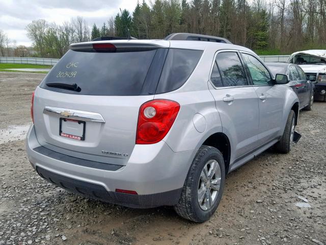 2CNALDEC9B6385618 - 2011 CHEVROLET EQUINOX LT SILVER photo 4