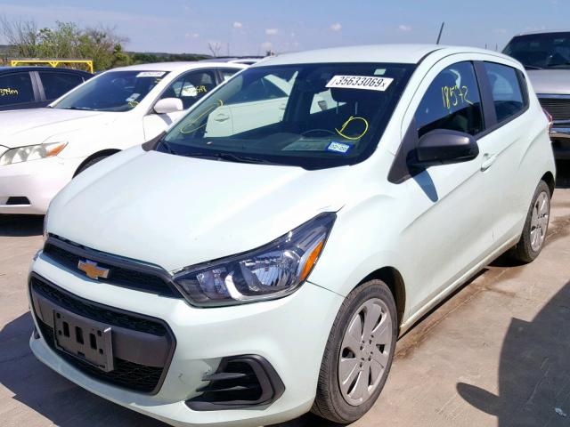 KL8CB6SA9HC772760 - 2017 CHEVROLET SPARK LS WHITE photo 2