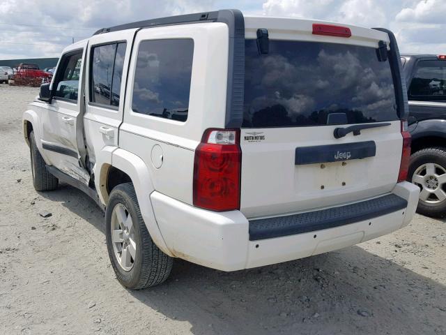 1J8HH48K28C239982 - 2008 JEEP COMMANDER WHITE photo 3