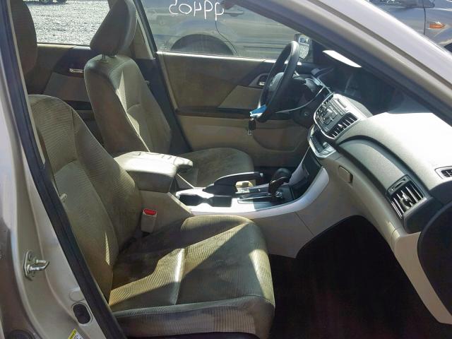 1HGCR2F31EA154025 - 2014 HONDA ACCORD LX GOLD photo 5