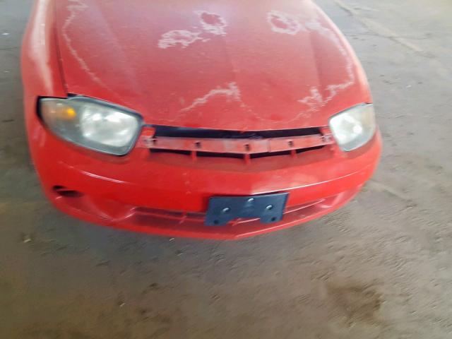 1G1JF52F847279592 - 2004 CHEVROLET CAVALIER L RED photo 9