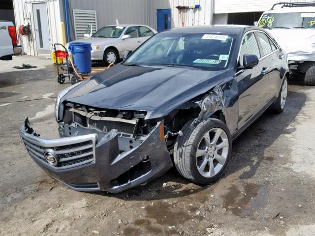 1G6AA5RA6E0174563 - 2014 CADILLAC ATS GRAY photo 2