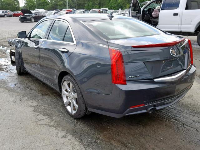 1G6AA5RA6E0174563 - 2014 CADILLAC ATS GRAY photo 3