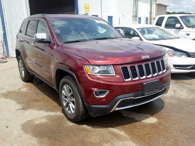 1C4RJFBGXGC336877 - 2016 JEEP GRAND CHER BURGUNDY photo 1