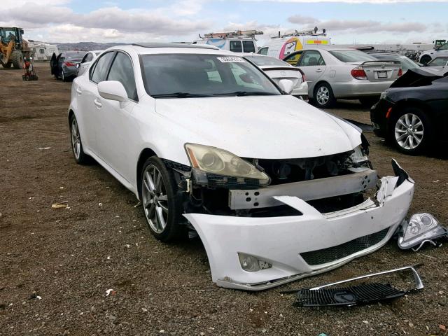 JTHBK262782069631 - 2008 LEXUS IS 250 WHITE photo 1