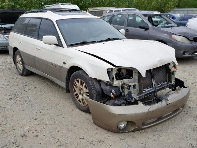 4S3BH806627618924 - 2002 SUBARU LEGACY OUT WHITE photo 1