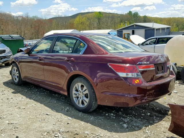 1HGCP2F42BA118208 - 2011 HONDA ACCORD LXP RED photo 3