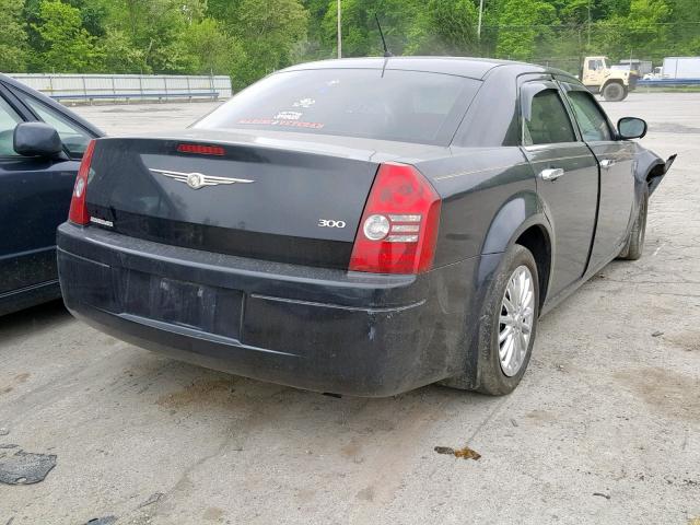 2C3LA43R68H329017 - 2008 CHRYSLER 300 LX BLACK photo 4