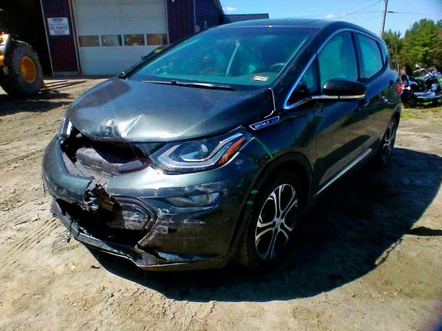 1G1FW6S09H4163557 - 2017 CHEVROLET BOLT EV LT GRAY photo 2