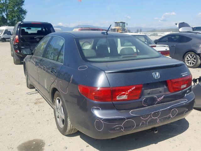 JHMCN36475C018610 - 2005 HONDA ACCORD HYB GRAY photo 3