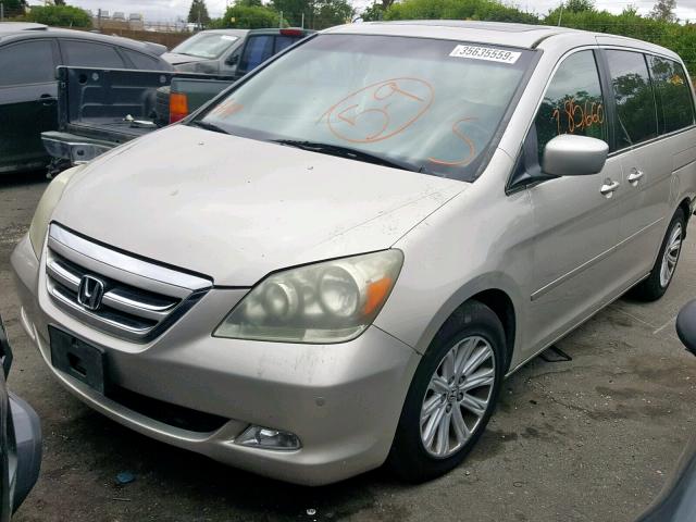 5FNRL38805B132291 - 2005 HONDA ODYSSEY TO SILVER photo 2