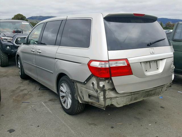 5FNRL38805B132291 - 2005 HONDA ODYSSEY TO SILVER photo 3