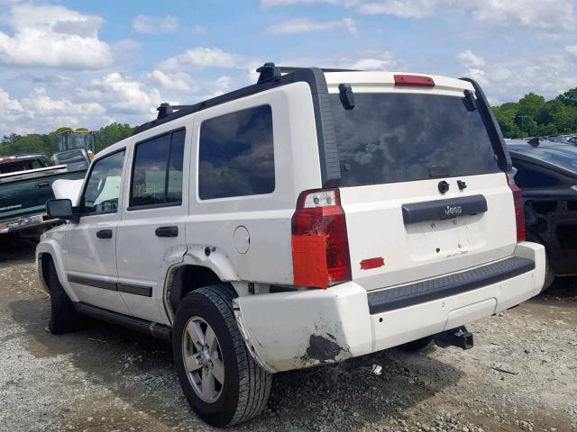 1J8HH48N76C167328 - 2006 JEEP COMMANDER WHITE photo 3