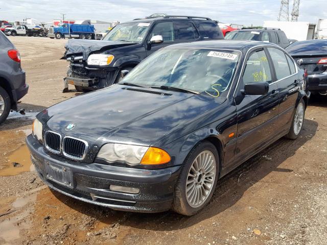 WBAAV53461FJ70425 - 2001 BMW 330 I BLACK photo 2