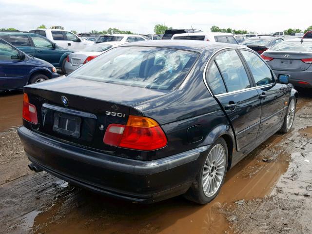 WBAAV53461FJ70425 - 2001 BMW 330 I BLACK photo 4