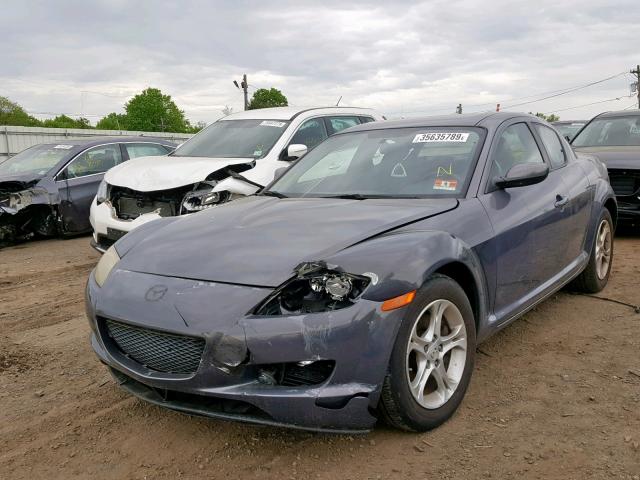 JM1FE173860204765 - 2006 MAZDA RX8 CHARCOAL photo 2