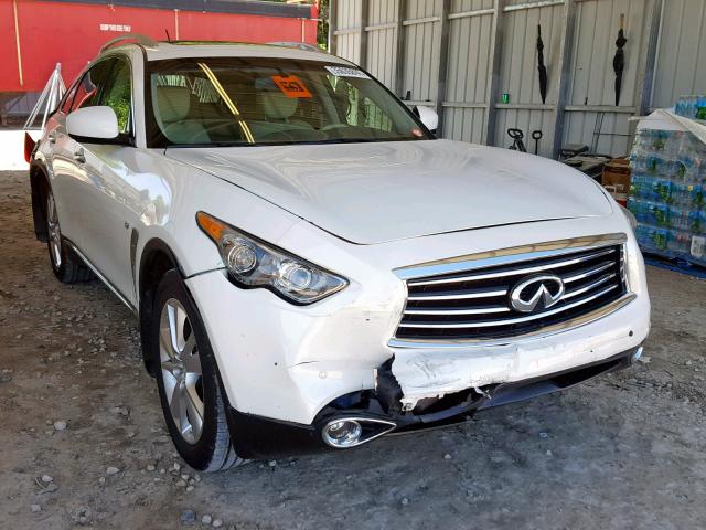 JN8CS1MU8FM381662 - 2015 INFINITI QX70 WHITE photo 1