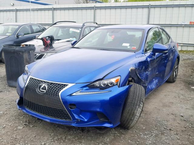 JTHCM1D26G5003760 - 2016 LEXUS IS 300 BLUE photo 2