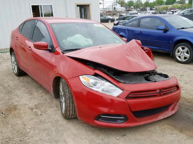 1C3CDFBA1DD195460 - 2013 DODGE DART SXT RED photo 1