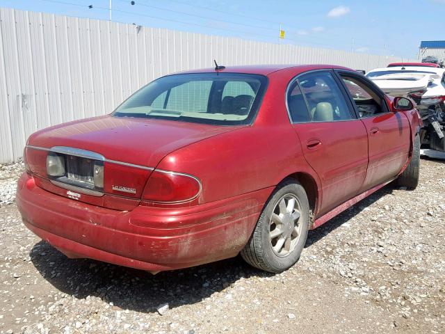 1G4HR54KX5U134267 - 2005 BUICK LESABRE LI MAROON photo 4