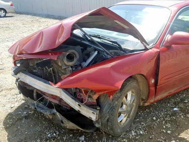 1G4HR54KX5U134267 - 2005 BUICK LESABRE LI MAROON photo 9