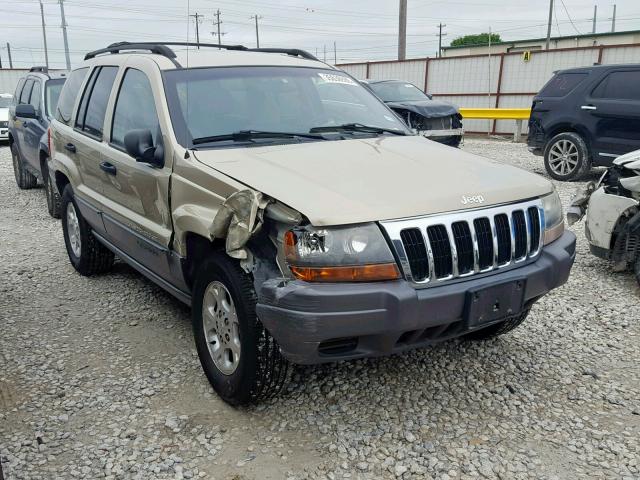 1J4GX48S51C736191 - 2001 JEEP GRAND CHER TAN photo 1