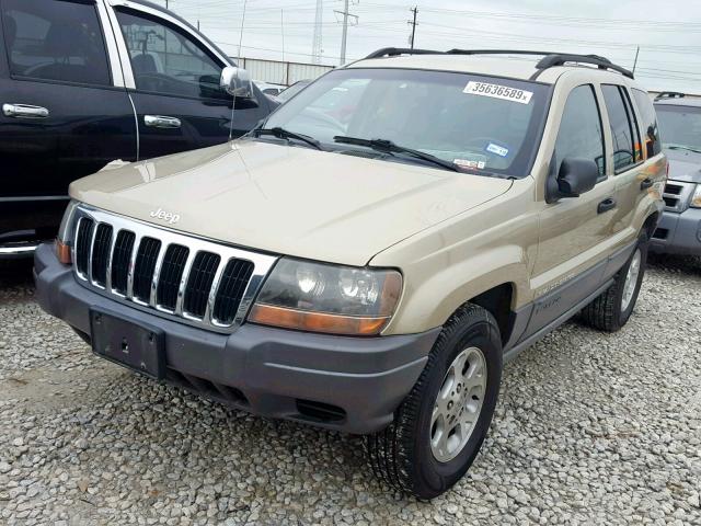 1J4GX48S51C736191 - 2001 JEEP GRAND CHER TAN photo 2