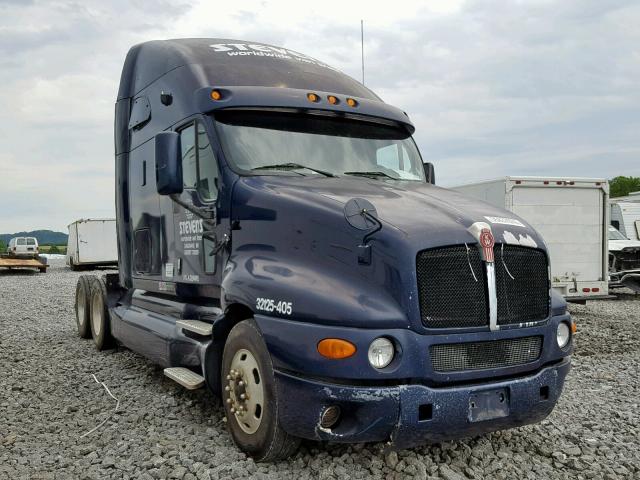 1XKTD49X2AJ269495 - 2010 KENWORTH CONSTRUCTI BLUE photo 1