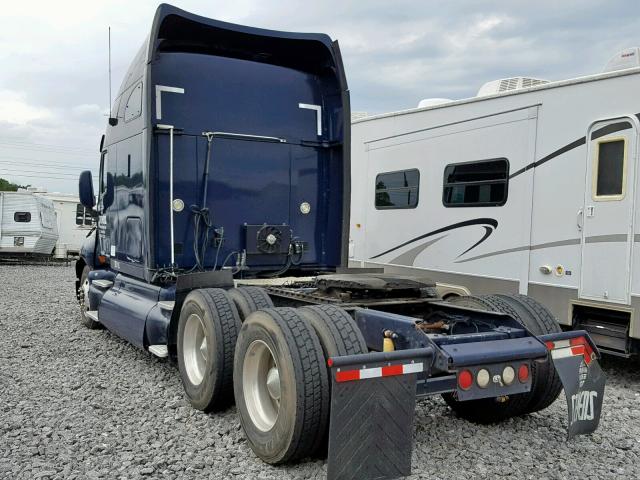 1XKTD49X2AJ269495 - 2010 KENWORTH CONSTRUCTI BLUE photo 3