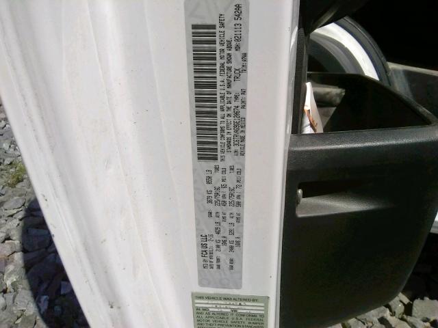 3C6TRVAG9GE120674 - 2016 RAM PROMASTER 白色 照片 10