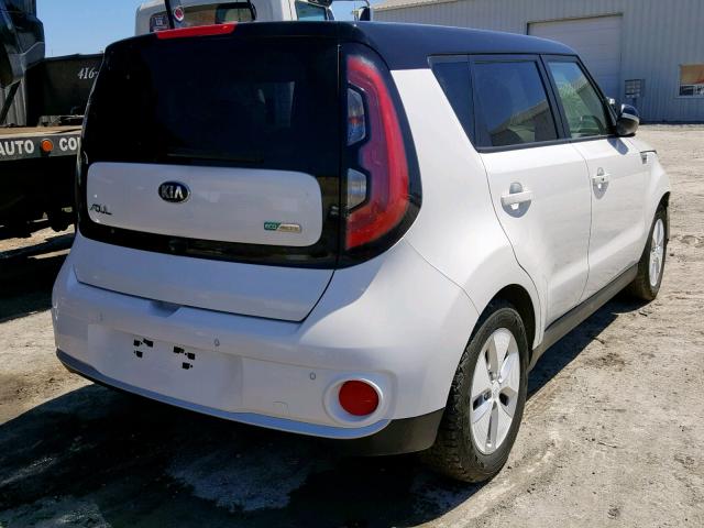 KNDJX3AE0G7008094 - 2016 KIA SOUL EV + WHITE photo 4