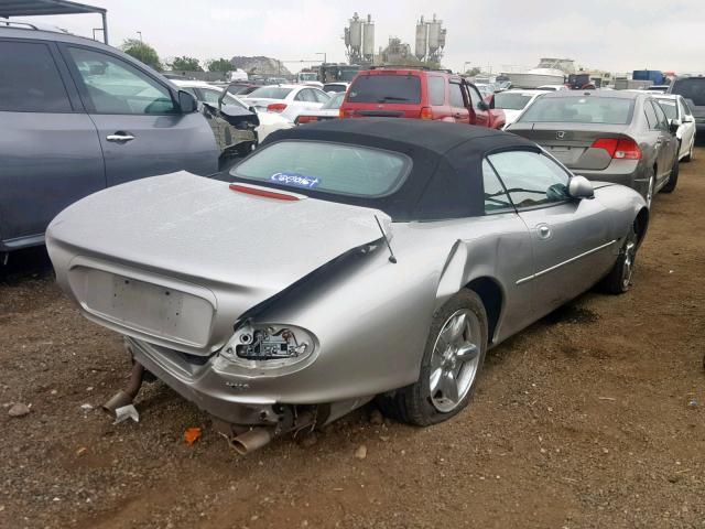 SAJGX2242WC027134 - 1998 JAGUAR XK8 SILVER photo 4