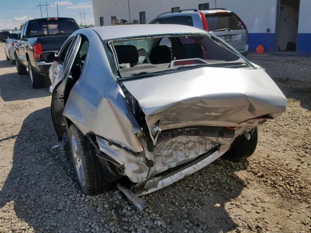 1G1ZC5E05A4105074 - 2010 CHEVROLET MALIBU 1LT ვერცხლისფერი ფოტო 3