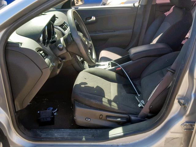 1G1ZC5E05A4105074 - 2010 CHEVROLET MALIBU 1LT ვერცხლისფერი ფოტო 5