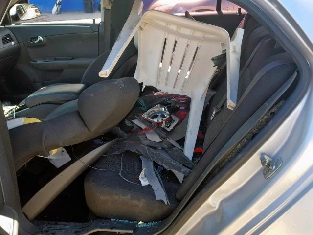 1G1ZC5E05A4105074 - 2010 CHEVROLET MALIBU 1LT ვერცხლისფერი ფოტო 6