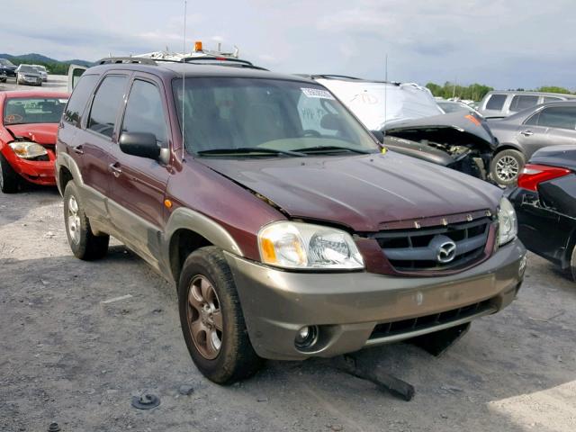 4F2YU09122KM44278 - 2002 MAZDA TRIBUTE LX MAROON photo 1