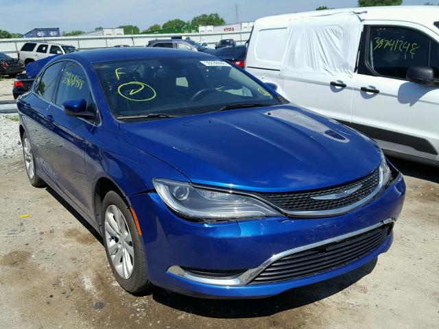 1C3CCCAB8HN510802 - 2017 CHRYSLER 200 LIMITE BLUE photo 1